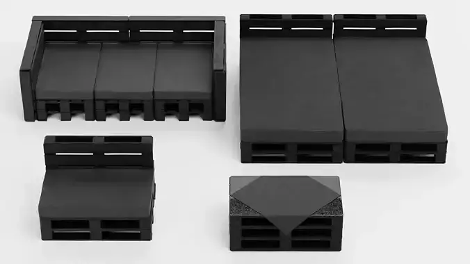 -Pallet Furniture Black-