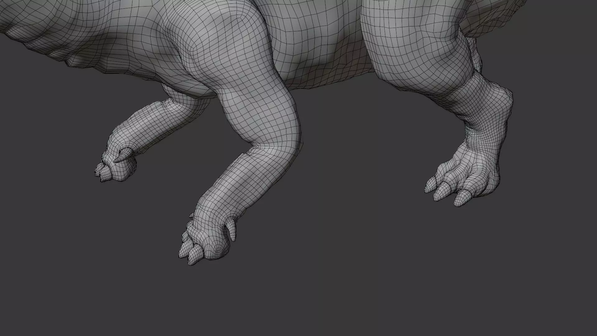 Iguanodon Low-poly 3D model_22