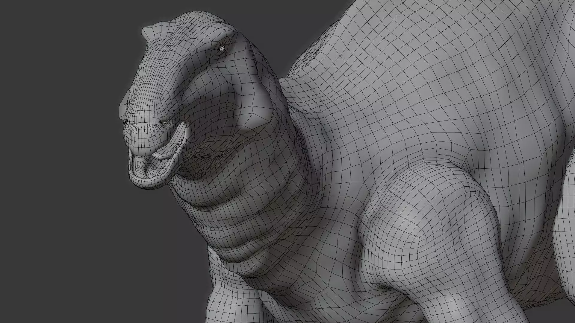 Iguanodon Low-poly 3D model_25