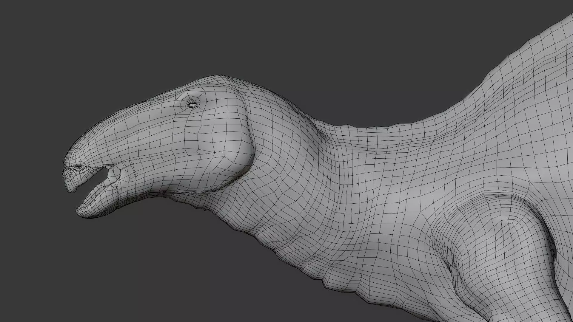 Iguanodon Low-poly 3D model_19