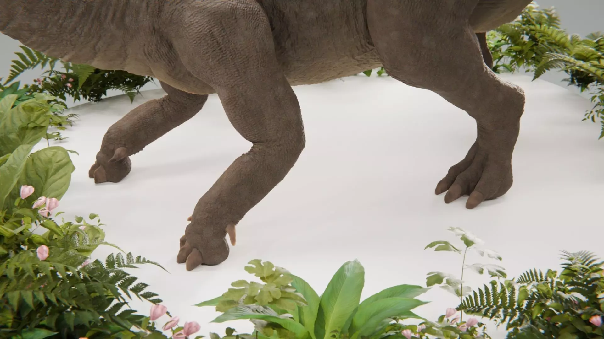 Iguanodon Low-poly 3D model_8