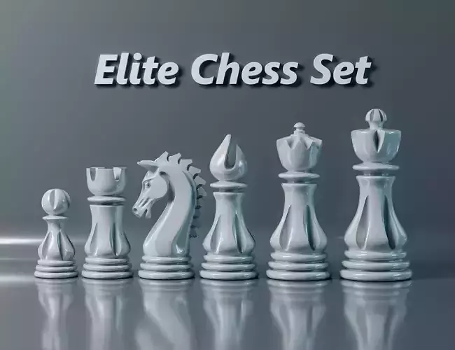 Elite Chess Pieces Set