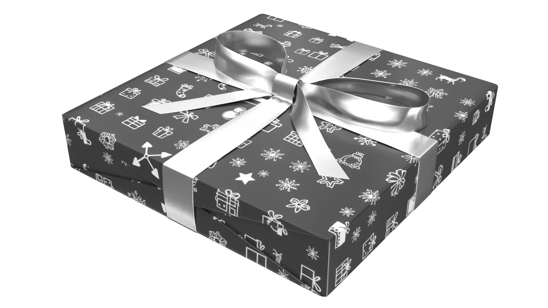 Christmas Present PBR 12 Low-poly 3D model