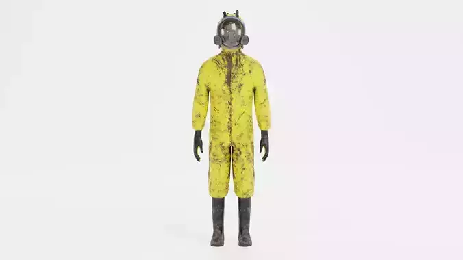Protective Suit V2 - Weathered Hazmat Safety Coverall 