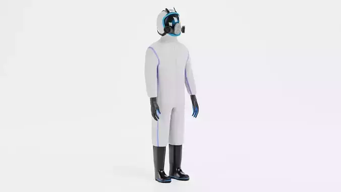 Protective Suit V3 - Hazmat Safety Coverall
