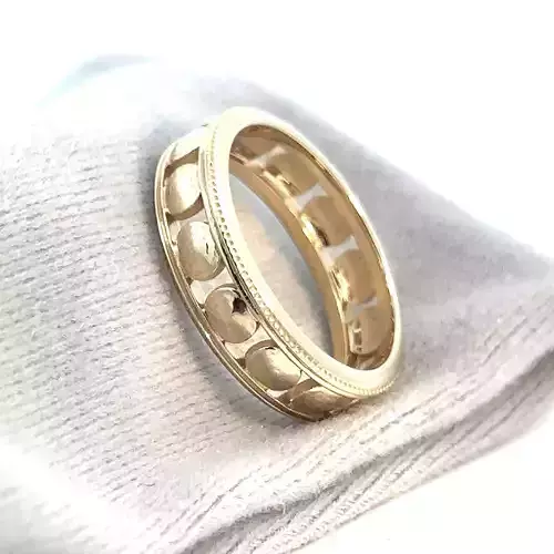 Classically Inspired Circle Ring
