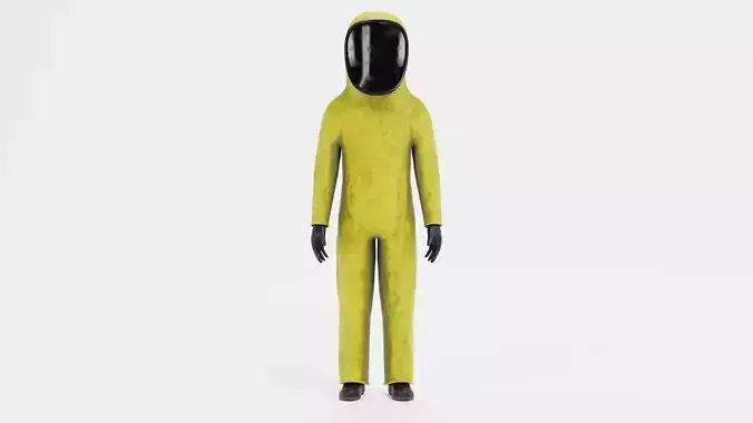 Protective Suit V5 - Weathered Hazmat Safety Coverall 