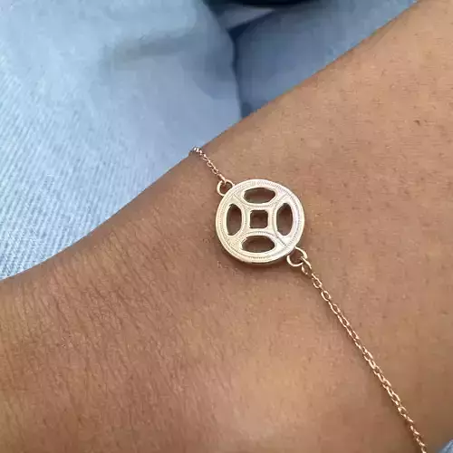 Cruciform Charm Bracelet