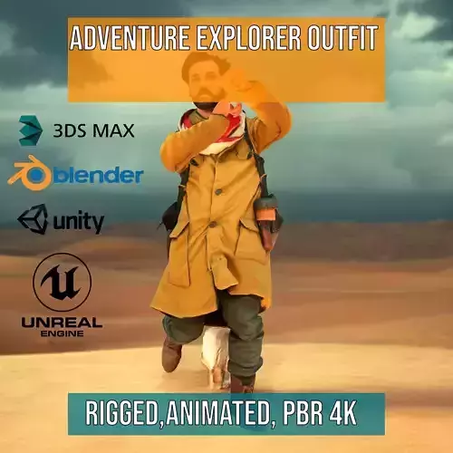 Adventure Explorer Outfit model pack