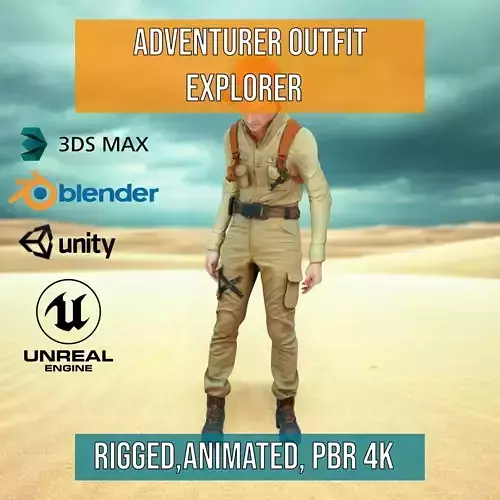 Adventurer Outfit Explorer model pack