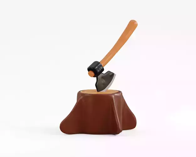 Stump with Axe