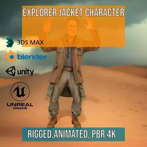 Explorer Jacket Character model pack