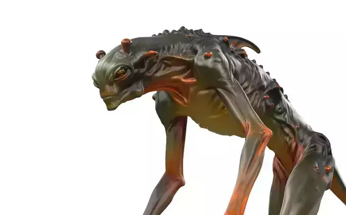 Draklin  Stylized Alien Creature