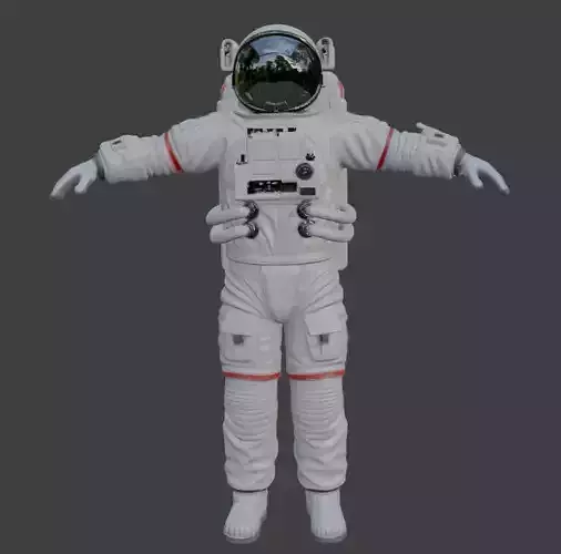 High Poly Astronaut Spacesuit Cinematic Detail 4K PBR Textures