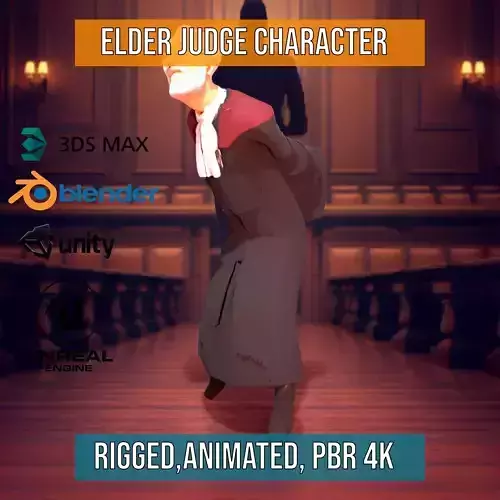 Elder Judge Character model pack