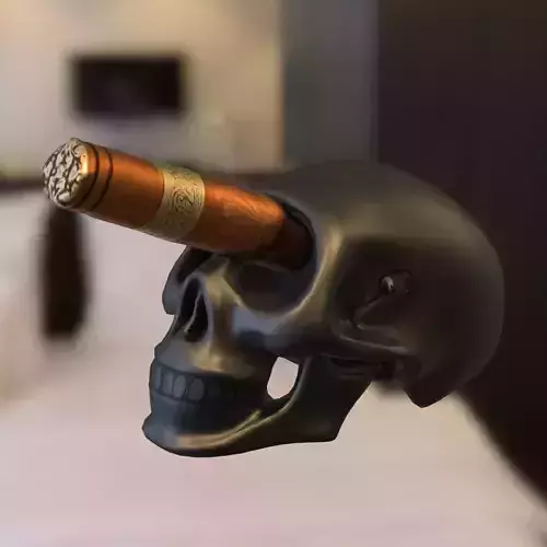 Skull Cigar Holder