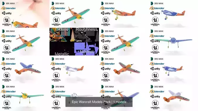 Epic Warcraft Models Pack 3D Model Collection