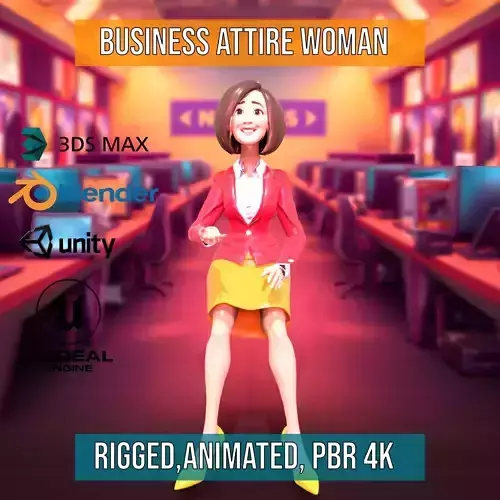 Business Attire Woman model pack
