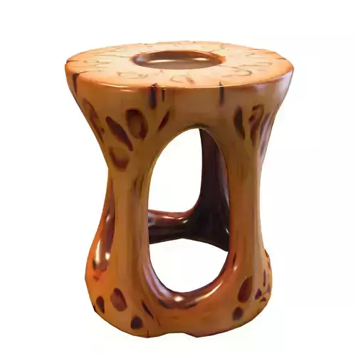 Stylized Wooden Stools Collection
