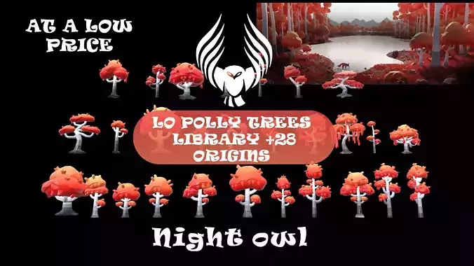 Lo Polly Trees Library