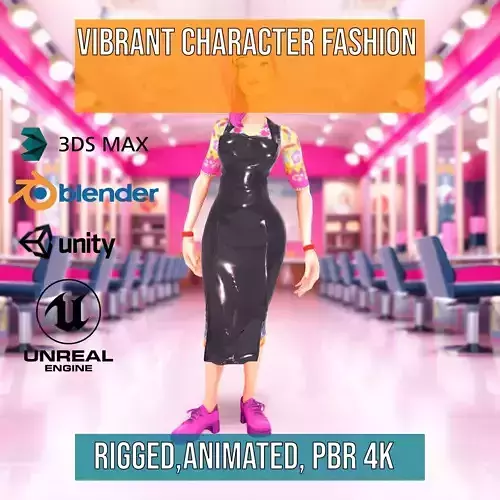 Vibrant Character Fashion model pack