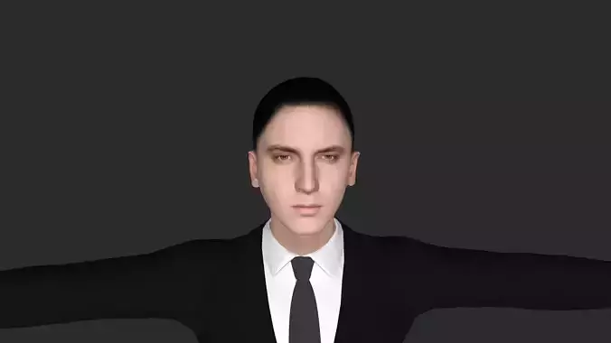 Marshall mathers Hyper Realistic  Fully Rigged 3D Character