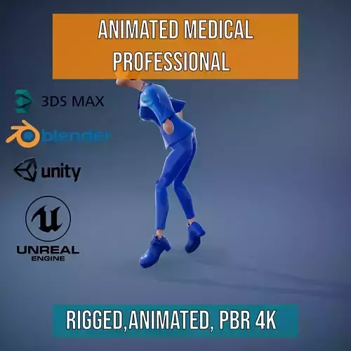 Animated Medical Professional model pack