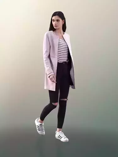 Human 3D Model  High-Quality Character Asset