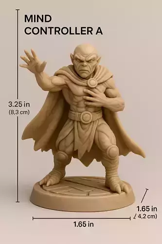 MIND CONTROLLER  Alien Psychic Commander STL Pack