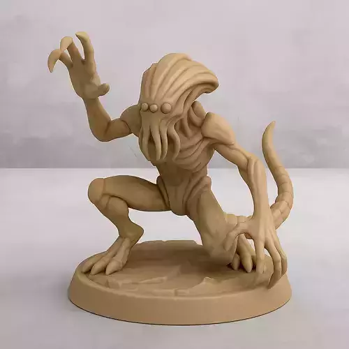 MIND STALKER  Alien Telepathic Assassin STL Pack