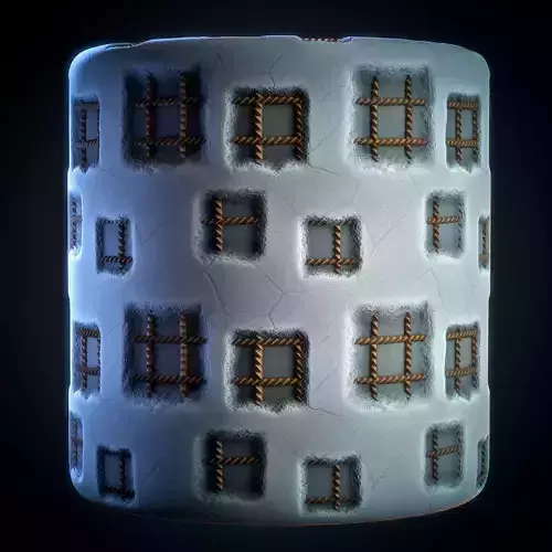 Concrete Wall Stylized - Vol 05 -  SBsar - Maps