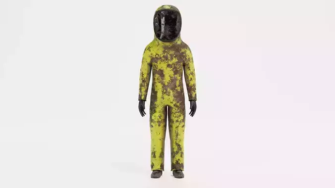 Protective Suit V6 - Weathered Hazmat Safety Coverall
