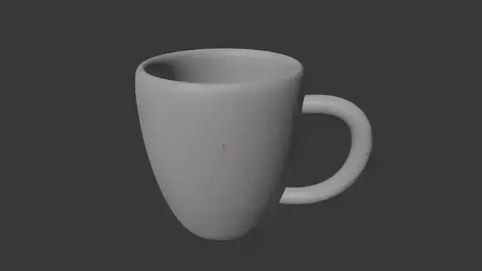 Ergonomic and Modern Coffee Mug 3D Printer Model STL