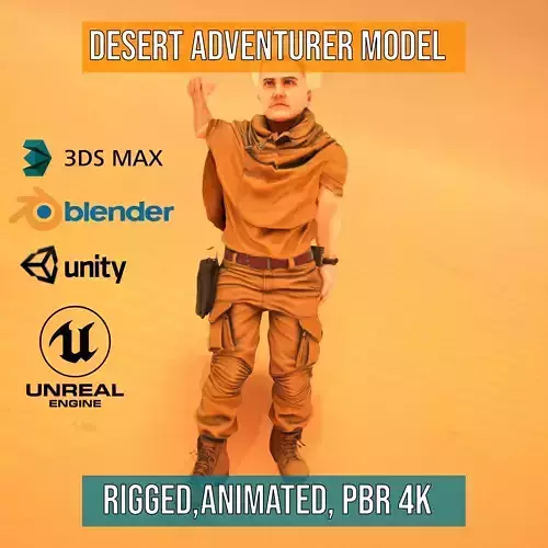 Desert Adventurer model pack
