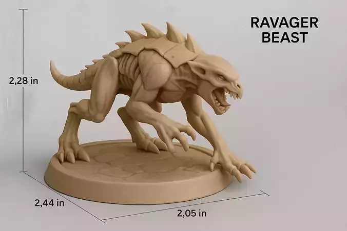 RAVAGER BEAST Apex Alien Predator STL Pack