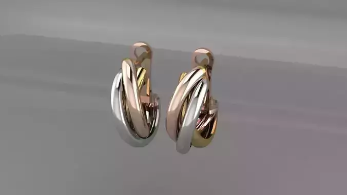 Trinity earrings classic model
