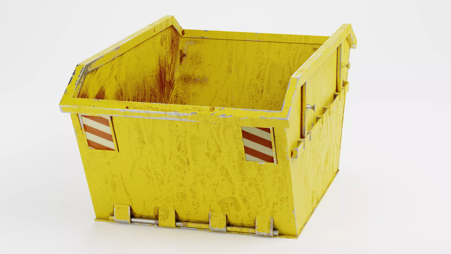 Skip V1 - Worn Industrial Container 3D model