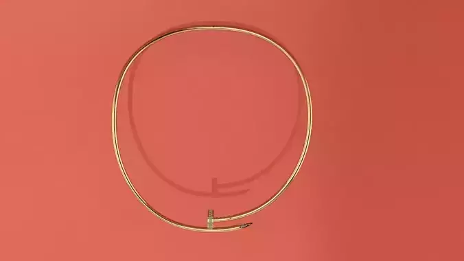 Necklace small model diamonds