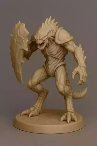 SHELL GUARDIAN Elite Defensive Alien Warrior STL Pack