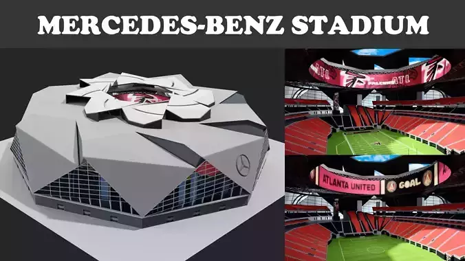 Mercedes Benz Stadium 3D