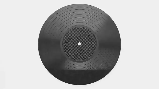 Vinyl Record V2 - Classic Blank LP