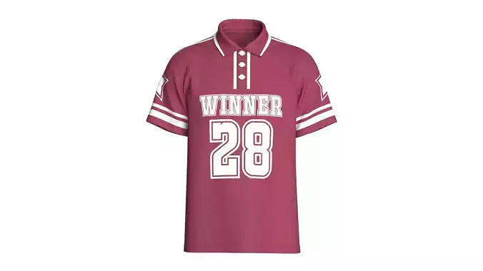 Men Basketball Winner Polo Shirt - Mesh