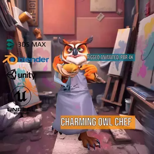 Charming Owl Chef model pack