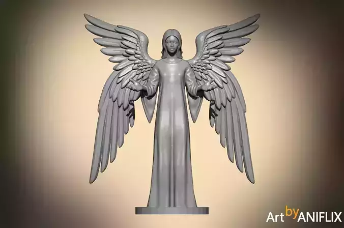 ANGEL 50mm-Resin printable Miniatures  3D print model