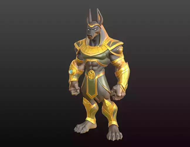 Egyptian Anubis Warrior STL