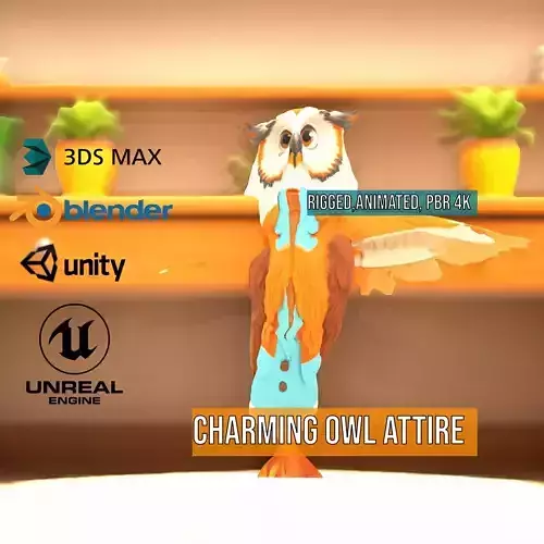 Charming Owl Attire model pack