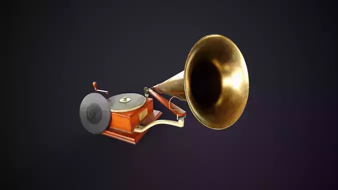 Vintage Gramophone 1890