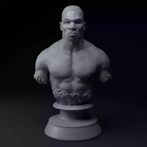 Mike Tyson Boxing Legend Premium Bust STL