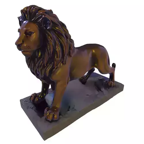 The Lion of Judah Sculpture 3D Model