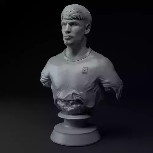 Carlos Alcaraz Tennis Premium Bust STL